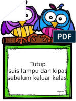 This page is about sila tutup suis selepas digunakan,contains please yayabestcollection: Peraturan Kelas