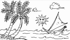 Teruslah berlatih untuk membuat dirimu semakin mahir dalam membuat sketsa. 26 Gambar Pemandangan Pantai Sketsa Kumpulan Gambar Pemandangan