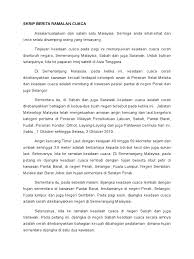 Teks Berita Cuaca Som