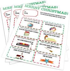 Christmas Gift Coupons Given To Parents From Kids On Christmas Childrens Ministry Christmas Christmas Coupons Gift Coupons