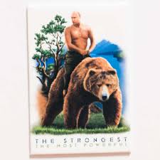 Search, discover and share your favorite putin bear gifs. Magnet Vladimir Putin With Bear Russian Fridge Magnets