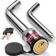 Keeping this dust lock cover on at all times will help keep the lock functioning properly and ensure that you will be able to unlock your hitch . Elemake Trailer Hitch Lock Hitch Pin Receiver Lock 1 2 And 5 8 Heavy Duty Brass Core Locking Mechanism Fits For Class I V Hitch Up To 20 000lbs Towing Capacity For Tow Truck Boat Bike Automotive Amazon Com