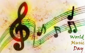World music day date in the current year: World Music Day And Music Notes Wallpaper