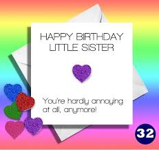 Loving Funny Birthday Loving Birthday Wishes For Little Brother From Sister Funny Birthday Card Little Brother Funny Sister Card Greetings Card Sister My Annoying Brother Happy Birthday Birthday Humor Funny Birthday Cards Sisters Funny