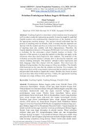 Bahasa indonesia kelas 7 halaman 130. Https Ojs Unpkediri Ac Id Index Php Ppm Article Download 14275 1644