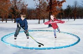 You will absolutely love your synthetic ice skating experience. Backyard Ice Rink Measures 12 Feet And Makes Winter Even More Fun