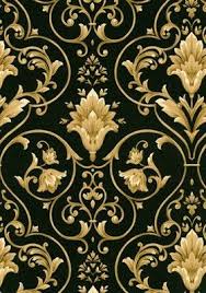 Black And Gold Baroque Wallpaper Wallpaper For Bookshelf Victorian Wallpaper Gold Wallpaper Gold Damask Wallpaper