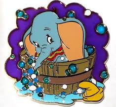 Aside from making your bath or powder room look attractive, bath. Disney Pin Le Baby Dumbo Stained Glass Bath Tub Time Bubbles Soap Water Lovely Ebay Disney Pins Disney Figurines Disney Dumbo