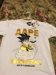 This collection will be available on december 9th and will be available for mens, ladies, and kids. Dragon Ball Z Bape Shirt Real Or Fake Bape