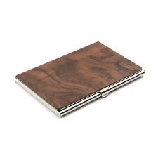Free shipping on orders over $25 shipped by amazon. Customizable Wood Business Card Holder Case