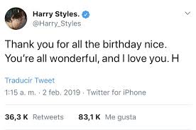 Harry Via Twitter February 2 2019 Harry Styles Harry My Love