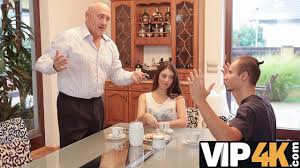 DADDY4K. Man fucked sons hot girlfriend and leaves cum on her booty