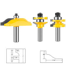 When you're shopping around for the right kit, note that there are many factors to consider, including the material they are made from and their size. Buy Tooldo Ogee 3 Bit Raised Panel Cabinet Door Router Bit Set 1 2 Inch Shank For Diy Cabinet Door Online In Turkey B091ggl2b6