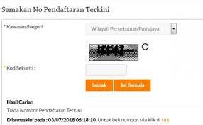 Dan terus buat belian/tempahan secara online. Check Current Series Jpj Number Availability Here
