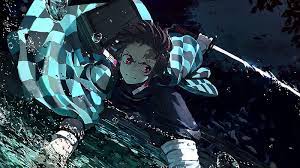 So use it freely and refresh your old pc desktop with these new live wallpapers. Demon Slayer Tanjiro Kamado Wearing Blue And Black Checked Dress With Sword With Black Background Anime Hd Wallpaper Peakpx