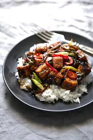 Crispy Black Pepper Tofu Stir Fry Recipe Little Spice Jar Recipe Stuffed Peppers Tofu Recipes Tofu Stir Fry