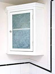 Home with glass doors in the kitchen, bathroom, or any other room immediately stand out. How To Install A Small Bathroom Corner Cabinet The Handyman S Daughter