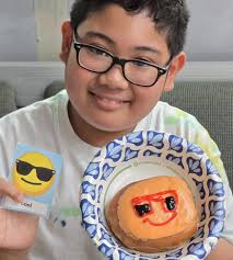 🌻 Smiles and Sunflowers Spirit Day! 🌻, On our Spirit Day, students let  their creativity shine as they decorated donuts inspired by emoticons they  drew by lots! 🍩😁 Each design came to life as they ...