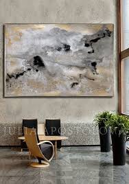 Rectangle Wall Art Gold Leaf Print Large Abstract Canvas Etsy Abstract Canvas Art Abstract Canvas Metal Tree Wall Art
