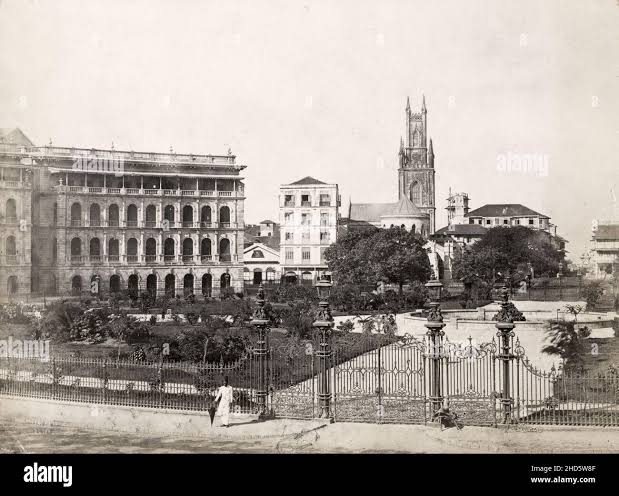 Elphinstone circle old bombay mumbai hi-res stock photography and images - Alamy