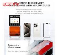 TBK958ZU 5W UV Laser Marking Machine For Phones Back Glass Bezel Frame Back  Cover Separating With Fume Extractor for iPhone Sam - AliExpress