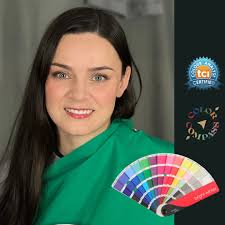 High Chroma Beauty! The colors that overwhelm so many others are just right  for Tahnee 💥 Her unique color formula is: 🌈Hue/Undertone: Neutral-Cool  🌈Value: medium-dark 🌈Chroma: High