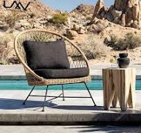 Outdoor Balcony Rattan Chairs - Perfect for Hotel Gardens