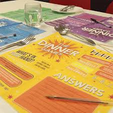 The necessary props and organizational preparations. The After Dinner Games Napkins Fun Party Birthday Wedding Day Table Game 5055964703509 Ebay