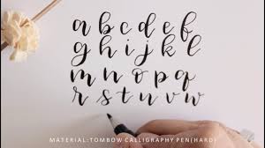 Handlettering For Beginners How To Write With Tombow Brush Pen Youtube Pretty simple lettering is the perfect book for any hand letterer. handlettering for beginners how to write with tombow brush pen