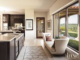 white traditional kitchen with dark