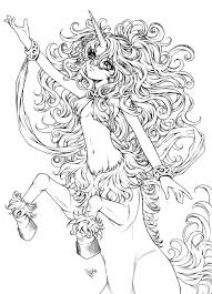 Unicorn Centaur By Sureya On Deviantart Cute Coloring Pages Fairy Coloring Pages Cool Coloring Pages