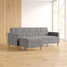 Kayden 84 Wide Reversible Sleeper Sofa Chaise In 2021 Sofas For Small Spaces Chaise Sofa Sleeper Sofa