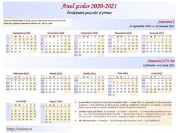 Elevii din învățământul primar și preșcolar beneficiază de vacanță în perioada 24. Calendarul Anului Scolar 2020 2021 Rosioru Ro