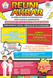 Mungkin saja semua orang yang telah. Contoh Brosur Reuni Pigura