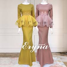 Zalora offers you the best in baju kurung terkini. Raya 2020 Eryna Baju Kurung Peplum Moden Lace Organza Baju Nikah Kahwin Sanding Tunang Size S M L Xl Shopee Malaysia