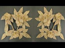 Diy Easy Room Decor Jute Wall Hanging Showpiece Making Using Jute By Dian Crafts Youtube Crafts Jute Crafts Rubber Band Crafts