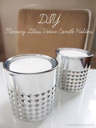 Richland candles & glassware create beautiful memories. Diy Mercury Glass Votive Candle Holders Homey Oh My