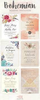 Top Bohemian Wedding Invitations Featuring Flowers And Feathers Click Here To Bohemian Wedding Invitations Wedding Invitation Design Wedding Invitation Cards