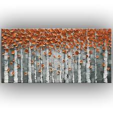 Framed Birch Tree Wall Art Baccow 2448 Hand Painted Framed Birch Tree Wall Art Bedroom Living Room Decor 3d Modern Abstract P Large Canvas Wall Art Tree Wall Art Bedroom Floral Wall Art