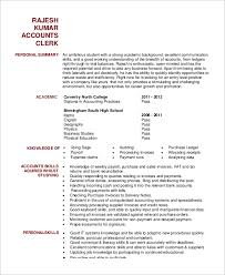 sample accountant resume templates