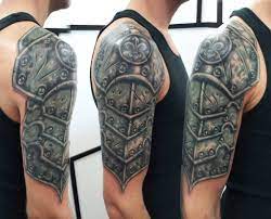 Here are 17 such designs to get on the full arm or it could also be done up to the shoulder. Shoulder Armour Tattoos Arm Tattoo Sites
