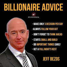 Jeff Bezos Inspirational Quotes About Success Money Management Advice Financial Quotes