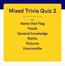 You can use this swimming information to make your own swimming trivia questions. Mixed Trivia Quiz 2 Quiz Phoenix