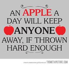An Apple A Day Funny Quotes Funny Minion Quotes Quotes