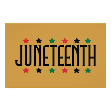 Annual american holiday, celebrated in june 19. Juneteenth Stars Flyers Zazzle Com Juneteenth Day Flyer Black Pride