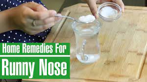 3 Best Natural Home Remedies To Stop Runny Nose - Youtube
