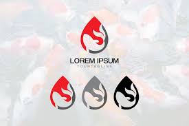 Free transparent koi vectors and icons in svg format. Aquatic Beautiful Japan Koi Fish Simple Logo 892273 Logos Design Bundles