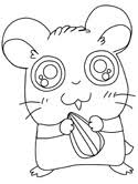 characters featured on bettercoloring.com are the property of their respective owners. Hamsters Coloring Pages