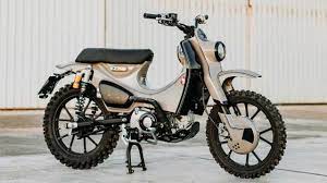 Запчасти для honda super cub 50. Italian Custom Shop Outfits Honda Super Cub 125 For Off Road Duty