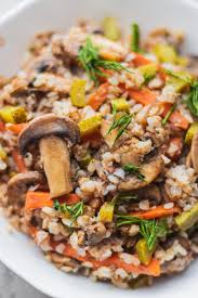 Mushroom Buckwheat Porridge Bowl Vegan Gluten Free Earth Of Maria Recipe Buckwheat Recipes Vegan Crockpot Recipes Healthy Sweet Snacks
